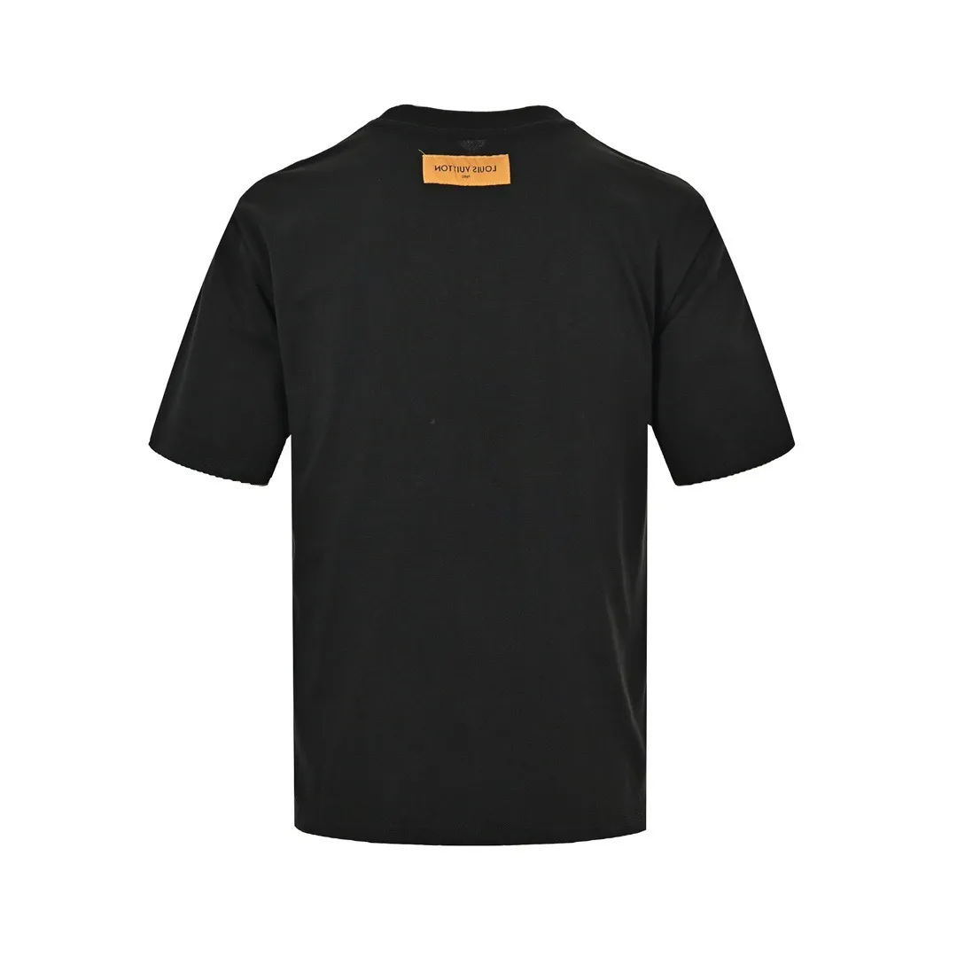 Louis Vuitton/Louis Vuitton 23ss cloud presbyopia large letter foam short sleeves